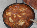 Pollo al disco de arado
