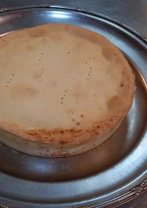 Una foto de Pastel de queso con masa paté