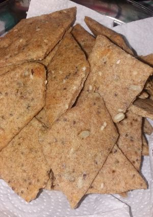 Una foto de Crackers integrales