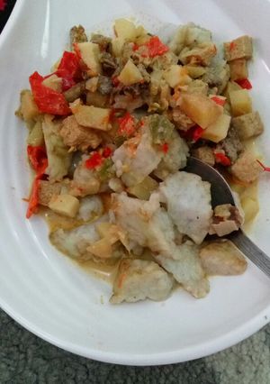 Foto resep Ketupat sambal goreng ati ampela