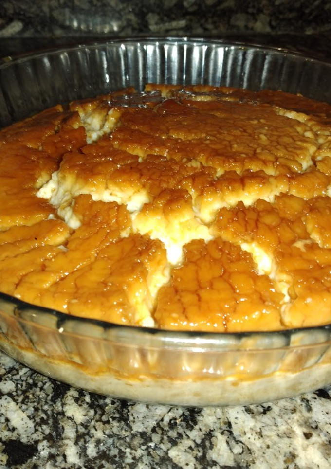 Una foto de Flan🍮 de avena sin horno
