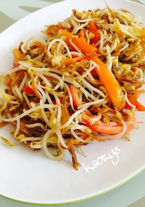 Foto resep Cah toge teri