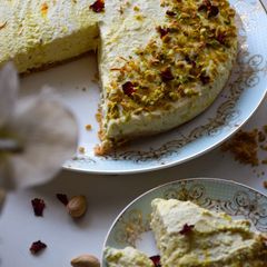A picture of Kalakand Cheesecake.