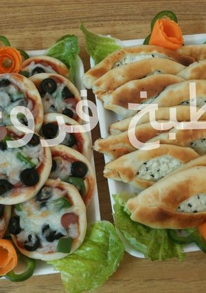 صورة لوصفة ميني بيتزا وفطائر الجبنه