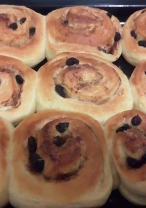 Foto resep Raisin cinnamon roll (tanpa ulen)