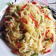 Tumis Pedas Pepaya Muda