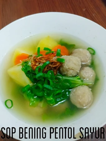 Langkah Mudah untuk Menyiapkan Resep 6. Sop Bening Pentol Sayur yang Sempurna Anti Ribet, Mantap Sekali