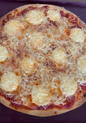 Une photo de Pizza au chèvre