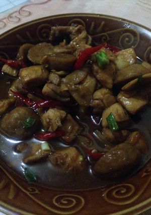 Foto resep Ayam baso saus tiram