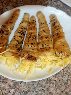 صورة لوصفة لي كورني بالعجينة المورقة