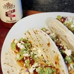 A picture of Front Street Heat Shrimp Tacos.