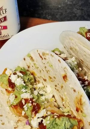A picture of Front Street Heat Shrimp Tacos.