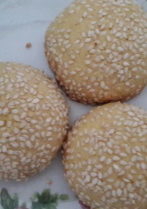 عکسی از دستور شیرینی کنجدی