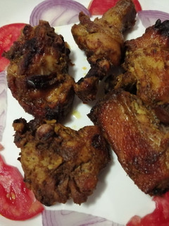 A picture of Baked juicy chicken.