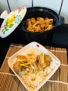 Hình của món Gà kho gừng chuẩn vị Bắc.