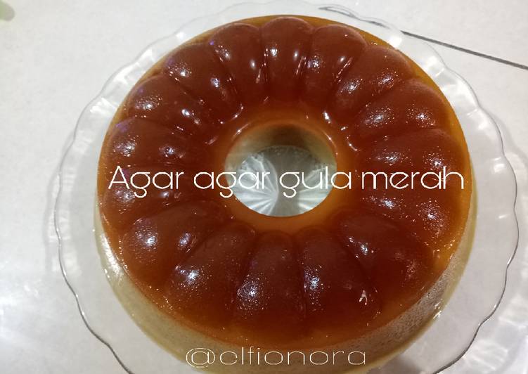 Langkah Mudah untuk Menyiapkan #25 Agar agar gula merah Anti Gagal