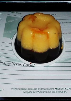 Foto resep Puding Jeruk Coklat