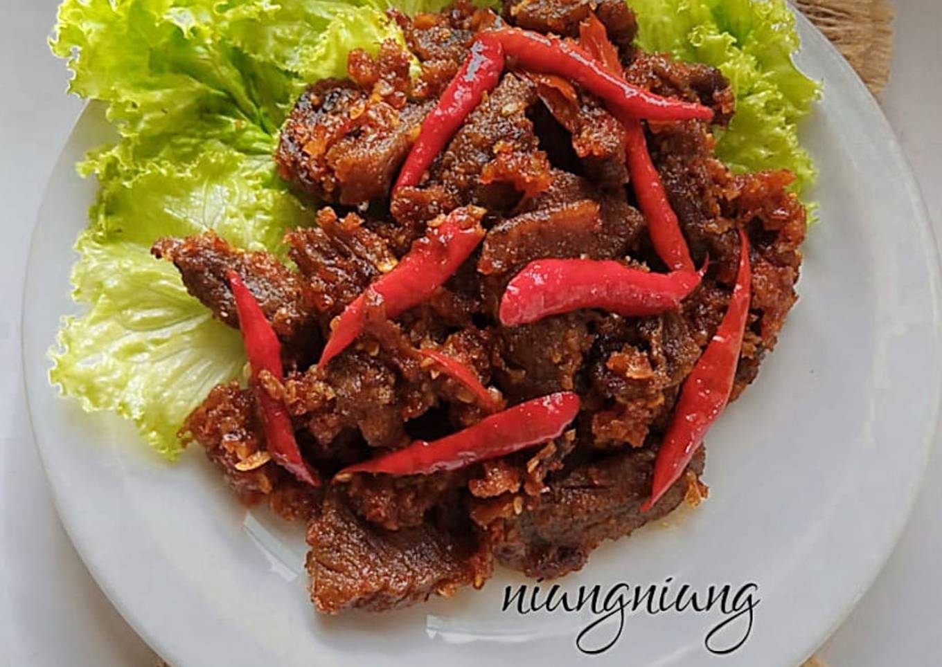 Balado Daging Pedas