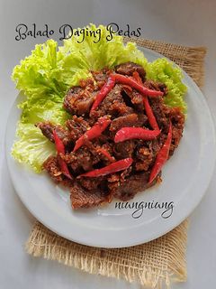 Foto resep Balado Daging Pedas