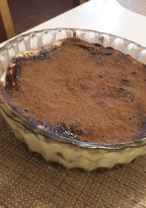 Une photo de # Tiramisu au chocolat #