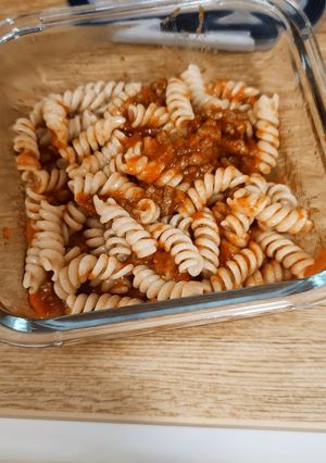 Una foto de Pasta Boloñesa sin gluten