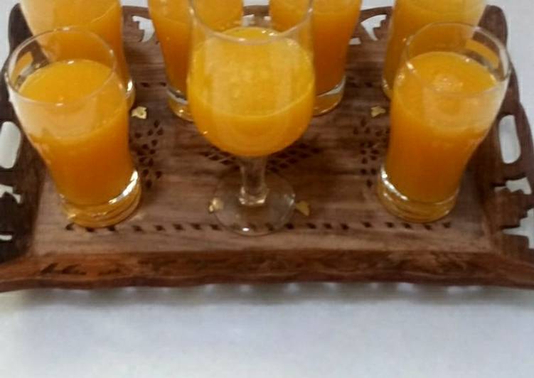 Simple Way to Make Quick Tangy Orange Juice