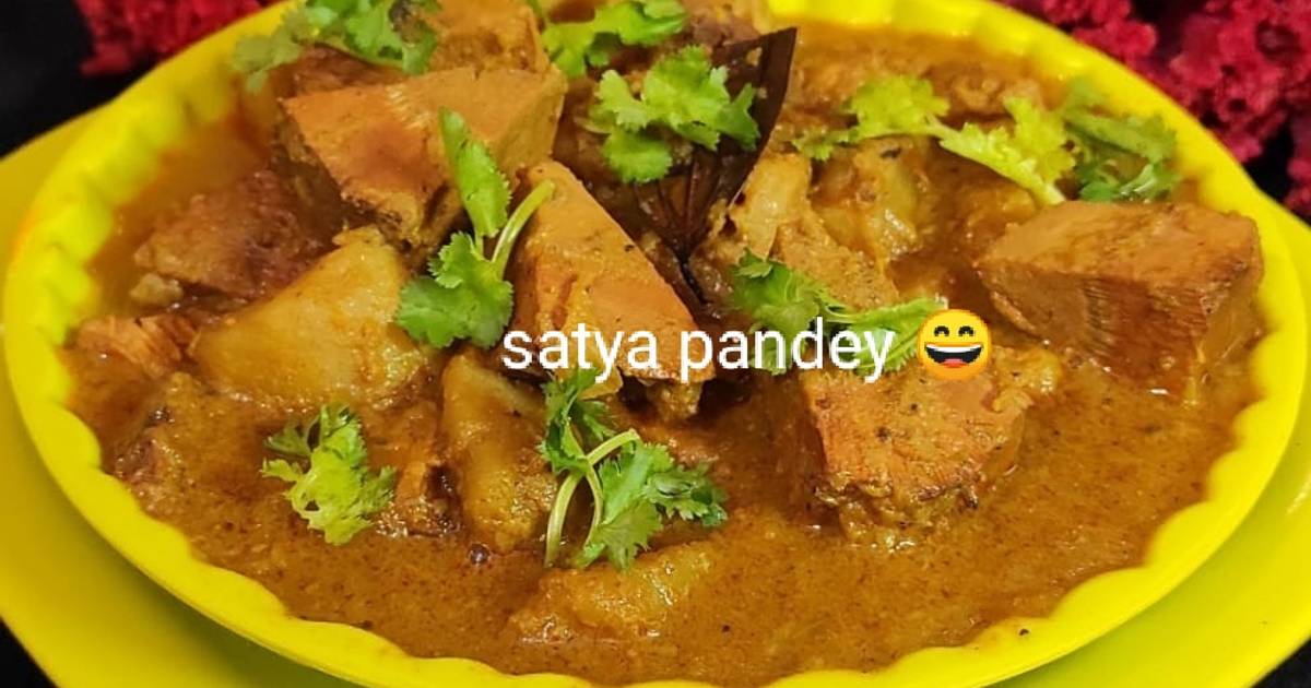 कटहल का सब्जी (Kathal ki sabzi recipe in hindi) रेसिपी बनाने की विधि in Hindi by Satya Pandey