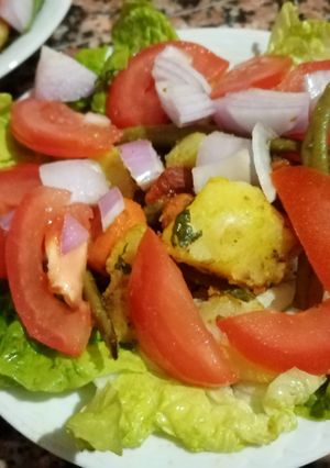 صورة لوصفة سلطة الخضر 🥗