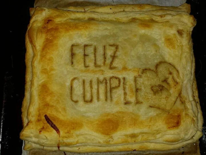 Receta Hojaldre de queso, bechamel y verduritas  que Delicioso