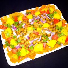 Aloo Chana chaat A picture of Aloo Chana chaat.
