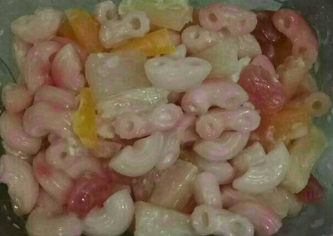 Step-by-Step Guide to Make Homemade Macaroni and fruit salad