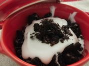 Una foto de vasitos oreo