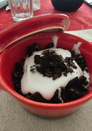 Una foto de Vasito de Oreo Vegano