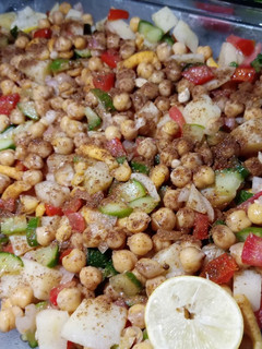 A picture of Chana Chat.