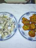Garlic Clams and Shrimp Fritters