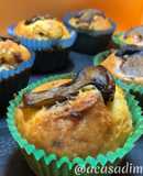 Muffin salati con funghi e pancetta