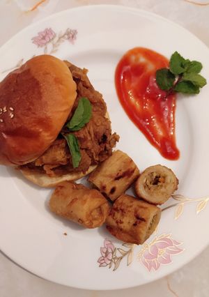 চিকেন বার্গার রেসিপির প্রধান ছবি