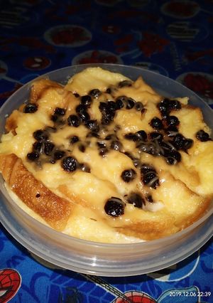 Foto resep Puding Roti Tawar Kukus Simple