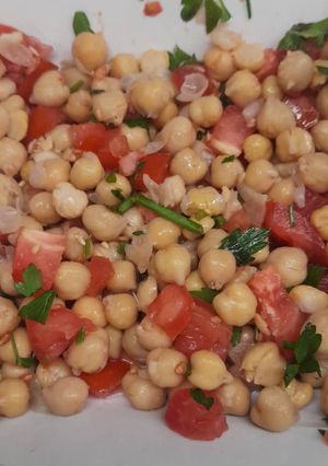 Foto de Salada de Grão de Bico e Tomate