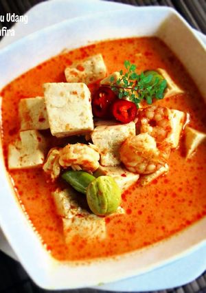 Foto resep Sayur Santan Tahu Udang