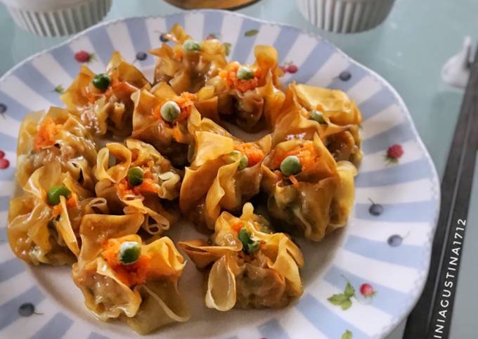 Resep Dimsum shumai ayam &amp; udang Anti Gagal