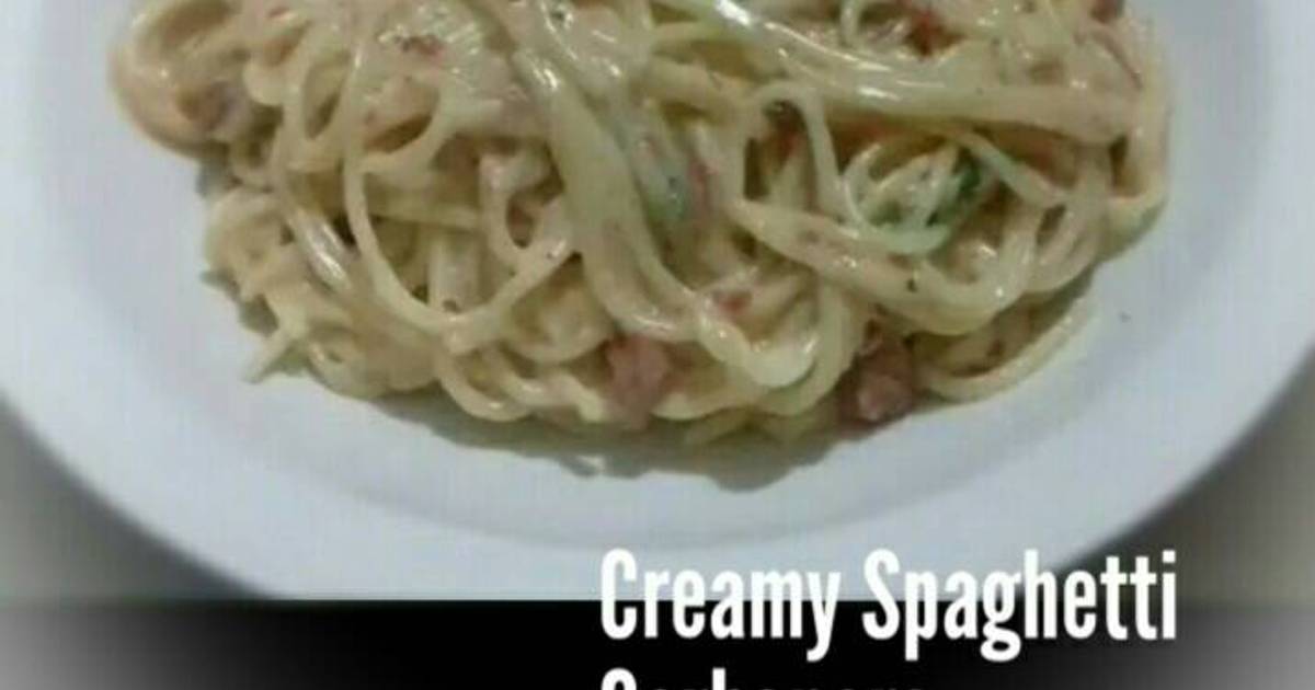  Resep  Creamy Spaghetti  Carbonara  oleh Dewi Setyawati Cookpad