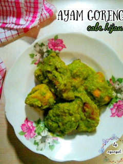 Foto resep Ayam Goreng Cabe Ijo