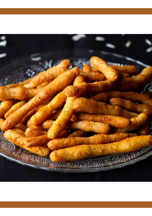 A picture of Homemade Kurkure.