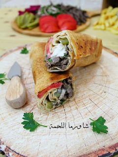 صورة لوصفة شاورما اللحمة
