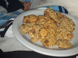 Galletitas de avena, banana y nueces