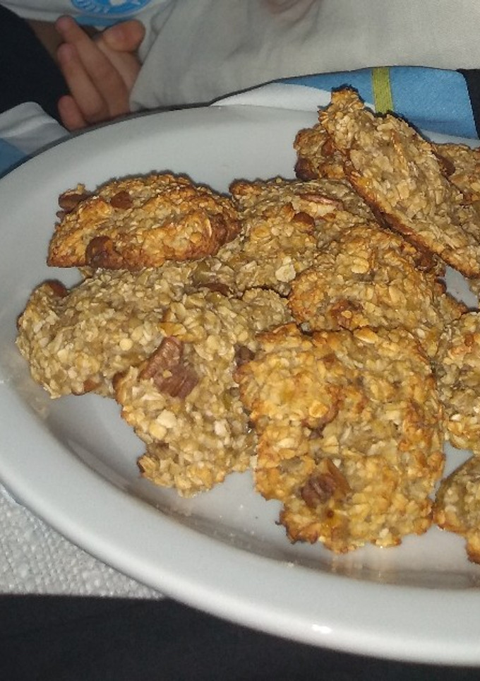 Una foto de Galletitas de avena, banana y nueces