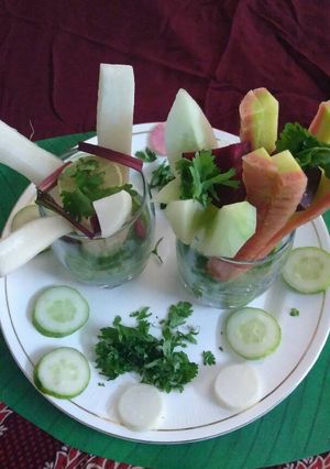 A picture of Dip salad.