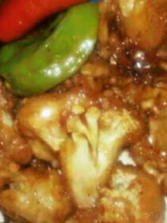A picture of Diya's Tasty Hot Cauliflower Stir Fry.