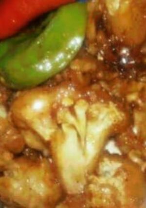 A picture of Diya's Tasty Hot Cauliflower Stir Fry.